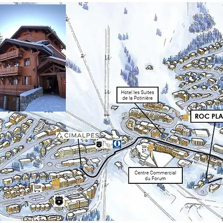 De Charme Avec Cheminée Et Balcon Ensoleillé à - Fr-1-564-84 Courchevel